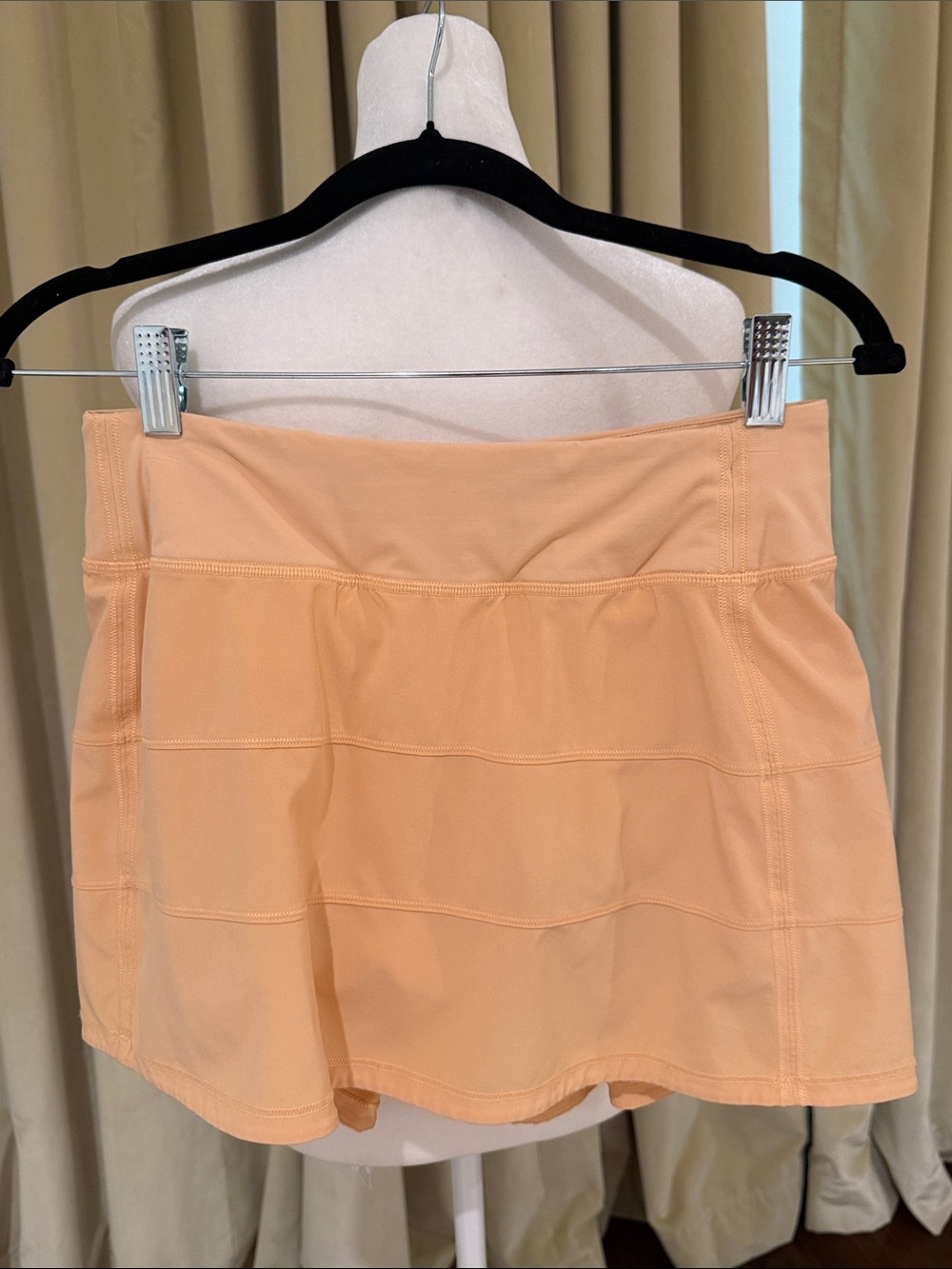 lululemon athletica - Women’s Peach Pace Rival Mid-Rise Active Skirt - Size: 4